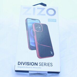 ZIZO Division Series Black & Red iPhone 12 / iPhone 12 Pro Phone Case